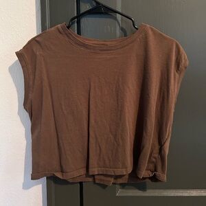 Madewell Crewneck Cropped Muscle Tank